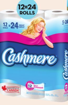 Giant Tiger Cashmere bathroom tissue offer