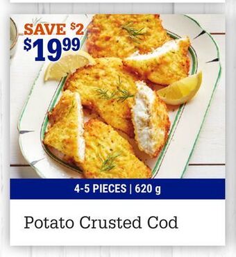 M & M Food Market Potato crusted cod offer