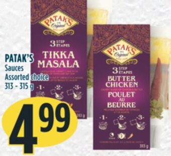 Marché Adonis Patak's sauces offer