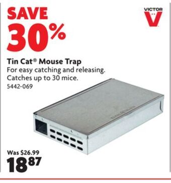 Home Hardware Tin cat mouse trap offer