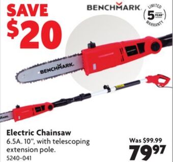 Home Hardware Electric chainsaw offer