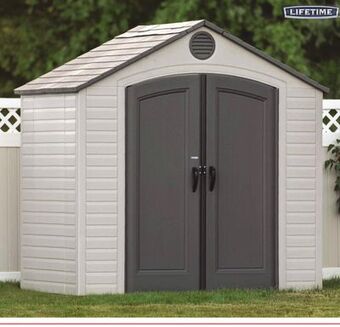 Home Hardware Vinyl and steel storage shed offer