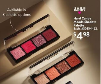 Walmart Hard candy moods shadow palette offer
