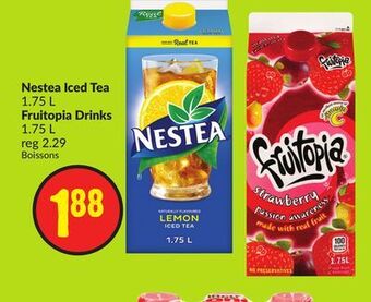 FreshCo Nesta iced tea 1.75 l fruitopia drinks 1.75 l offer