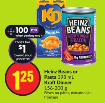 FreshCo Heinz beans or pasta 398 ml offer