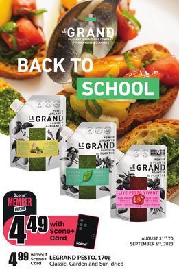 FreshCo Legrand pesto, 170 g classic, garden and sun-dried offer