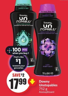 FreshCo Downy unstopables 752 g offer