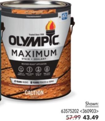 RONA All sizes of exterior paint and stain offer