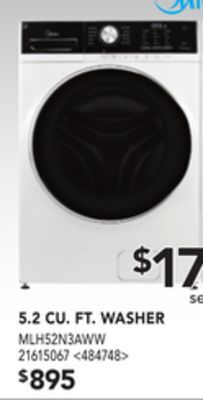 RONA Midea 5.2 cu. ft. washer offer