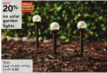 RONA Solar garden lights 3-pack offer