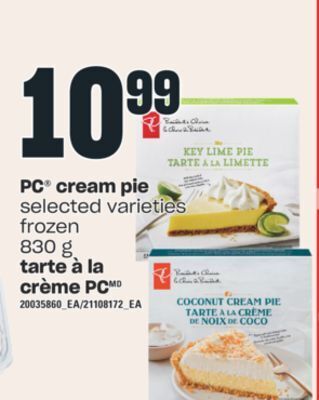 Valu-mart Tarte à la crème pc, 830 g offer