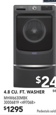 RONA Maytag 4.8 cu. ft. washer offer