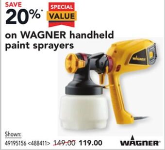 RONA Wagner handheld paint sprayers offer