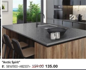 RONA Belanger's arctic spirit laminate countertops offer