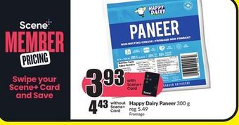 FreshCo Happy dairy paneer 300g offer