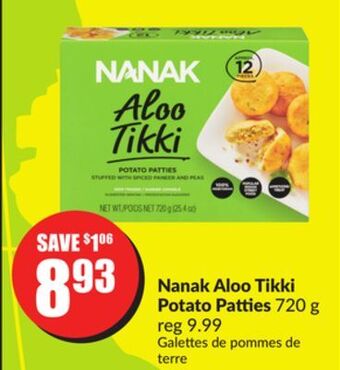 Chalo FreshCo Nanak aloo tikki potato patties 720 g offer