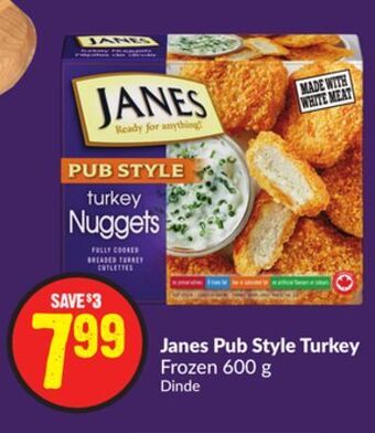Chalo FreshCo Janes pub style turkey frozen 600 g offer