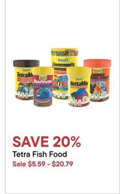 Petvalu Tetra fish food offer