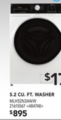 Lowe's Midea 5.2 cu. ft. washer offer