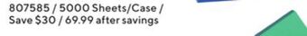 Staples Staples fsc certified multiuse paper, 500 sheets offer