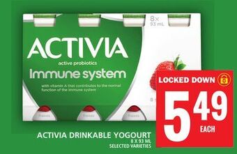 Food Basics Activia drinkable yogourt offer