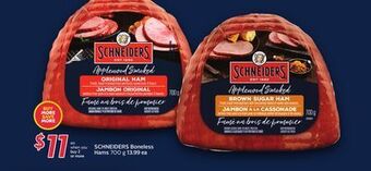 Sobeys Boneless hams offer
