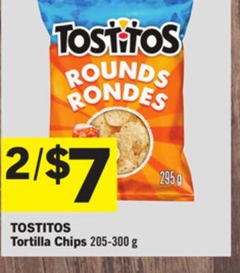 Foodland Tostitos tortilla chips 205-300 g offer