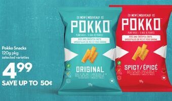 Longo's Pokko snacks offer