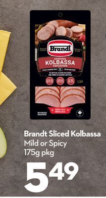Longo's Brandt sliced kolbassa offer