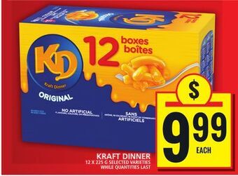 Food Basics Kraft dinner offer