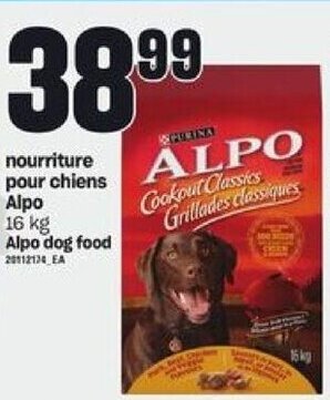 Provigo Alpo dog food 16 kg offer