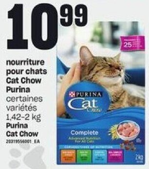 Provigo Purina Cat Chow 1,42 - 2 kg offer