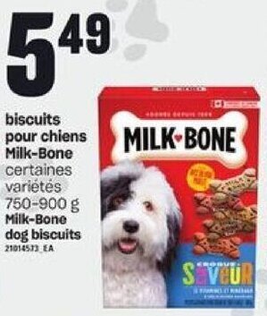 Provigo Milk-Bone dog biscuits 750 - 900 g offer
