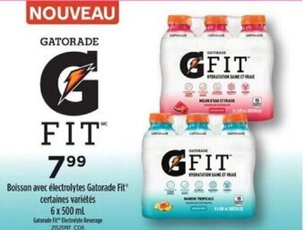 Provigo Boisson avec électrolytes Gatorade Fit 6 x 500 mL offer