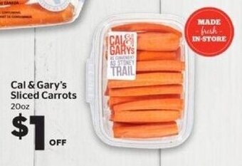 Calgary Co-op Cal & Gary's Sliced Carrots 20 oz offer