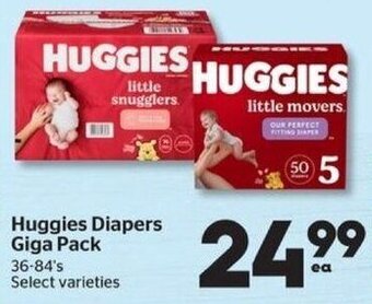 Calgary Co-op Huggies Diapers Giga Pack offer