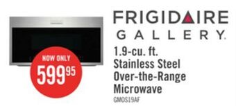 The Brick Frigidaire gallery 1.9 cu. ft. over-the-range microwave with sensor cook - gmos1964af offer