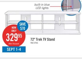 The Brick Trek 72 tv stand offer
