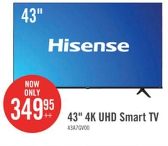 The Brick Hisense 43 a7gv series 4k uhd vidaa smart tv - 43a7gv offer