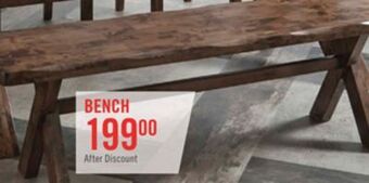 The Brick Plum dining bench offer
