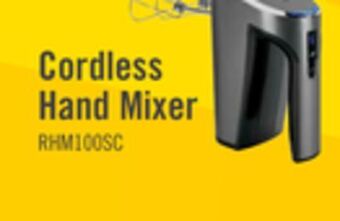 The Brick Cuisinart evolutionx cordless rechargeable 5-speed hand mixer - rhm-100c offer