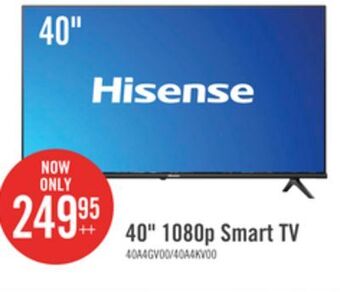 The Brick Hisense 40 a4 vidaa fhd smart tv offer