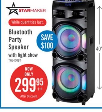 The Brick Starmaker pro bluetooth speaker system - scg-434155 offer