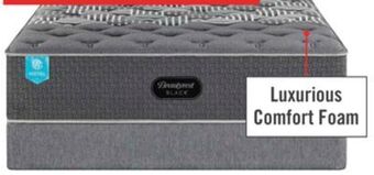The Brick Beautyrest black hotel i queen mattress offer
