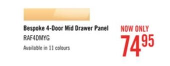 The Brick Samsung bespoke 4-door french-door refrigerator middle panel - ra-f36dmmc0/aa offer