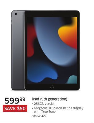 The Source Apple ipad (9th generation) offer