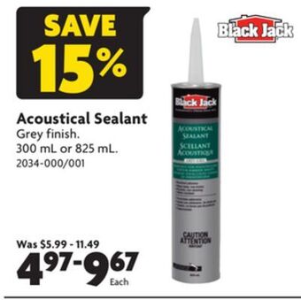Home Hardware Acoustical sealant offer