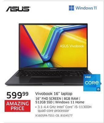 The Source Asus vivobook 16 laptop offer