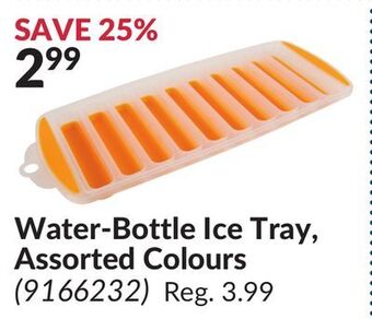 Princess Auto Water-bottle ice tray offer