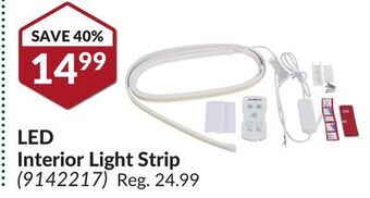 Princess Auto Led interior light strip offer